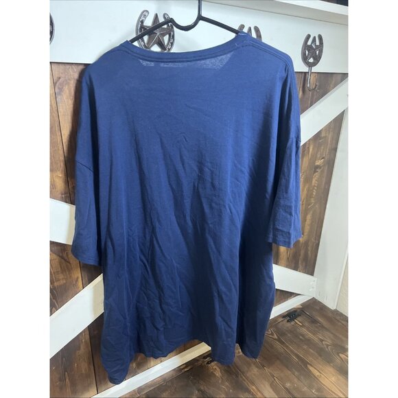 Hello Kitty Nissin Cup Noodles Collaboration T-Shirt Navy Blue Womens Sz 2X - Picture 2 of 3